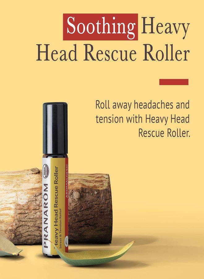 Pranarom - Heavy Head Rescue Roller 8ml - Aromatherapy with Essential Oils - Organic Blend for Tension - Warming & Cooling Effects - Easy Roll-On Application - Image 2