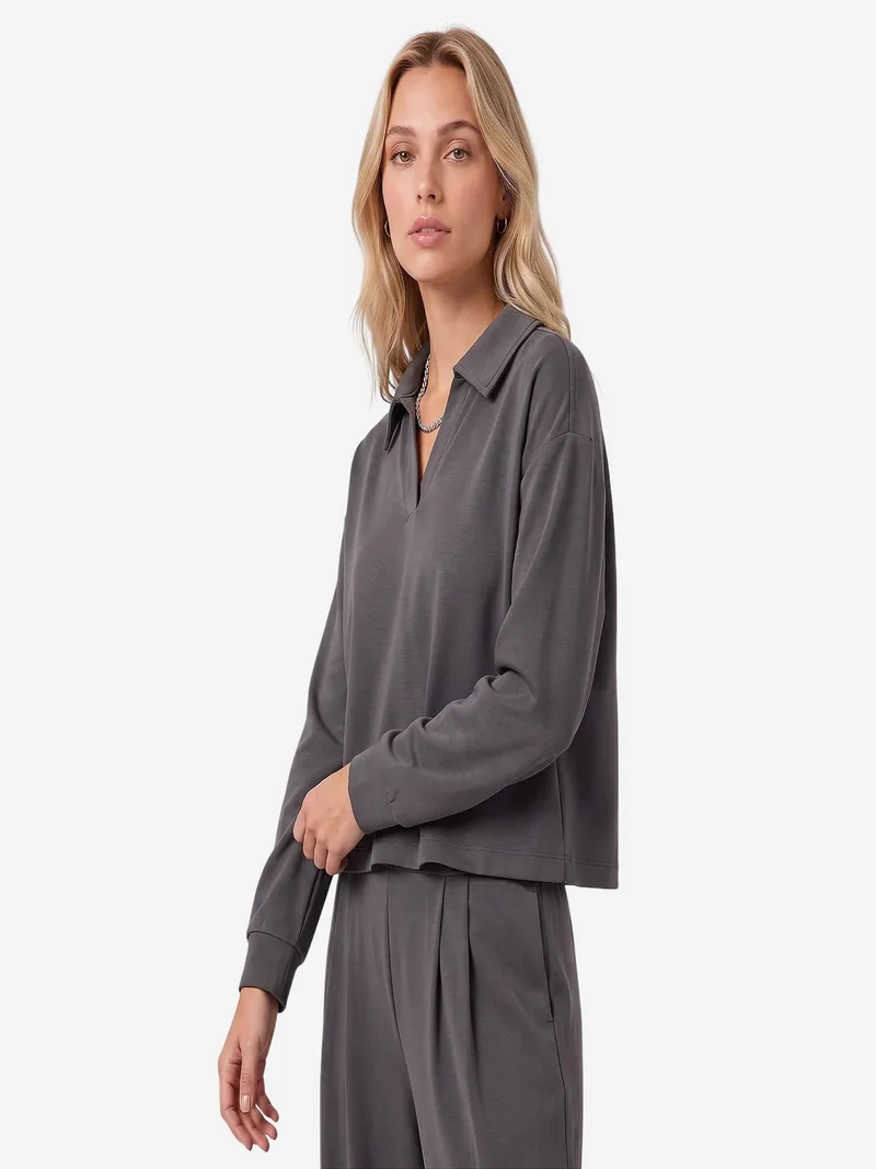 Tommylife Charcoal Grey TOMMY Women's Active Set for Women | Best Price UAE