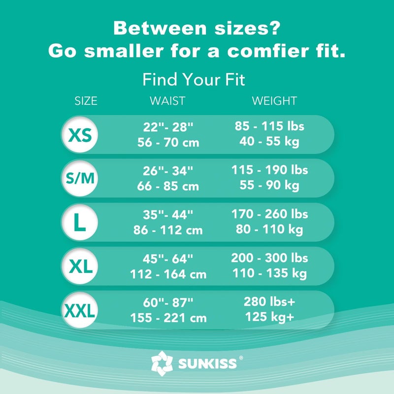 SUNKISS TrustPlus Adult Diapers with Maximum Absorbency Unisex Disposable Incontinence Briefs with Tabs for Men and Women Odor Control XSmall 60 Count 4 Packs of 15 - Image 3