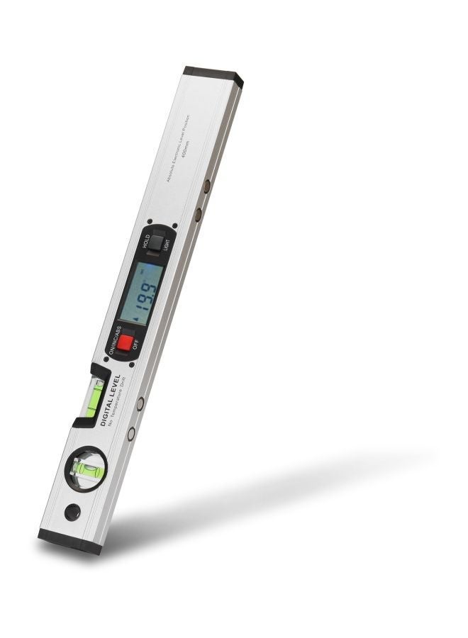 NIBEMINENT Digital Angle Finder Spirit Level Silver/Black/Green 16.4x2.0x0.8inch - Image 3