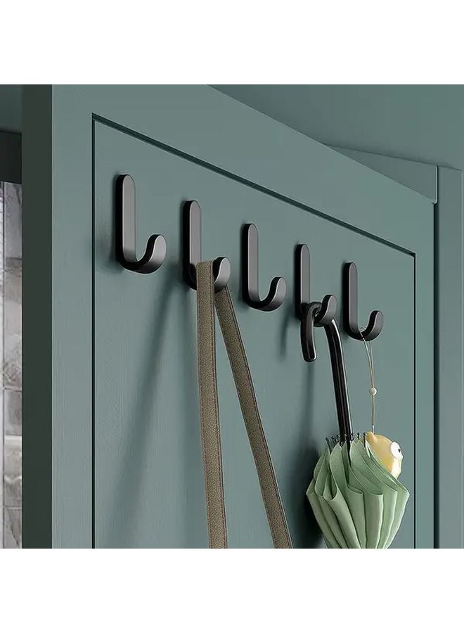 6 Pcs White Wall Hooks Multi Purpose For Organizing Keys Clothes Towels - Image 3