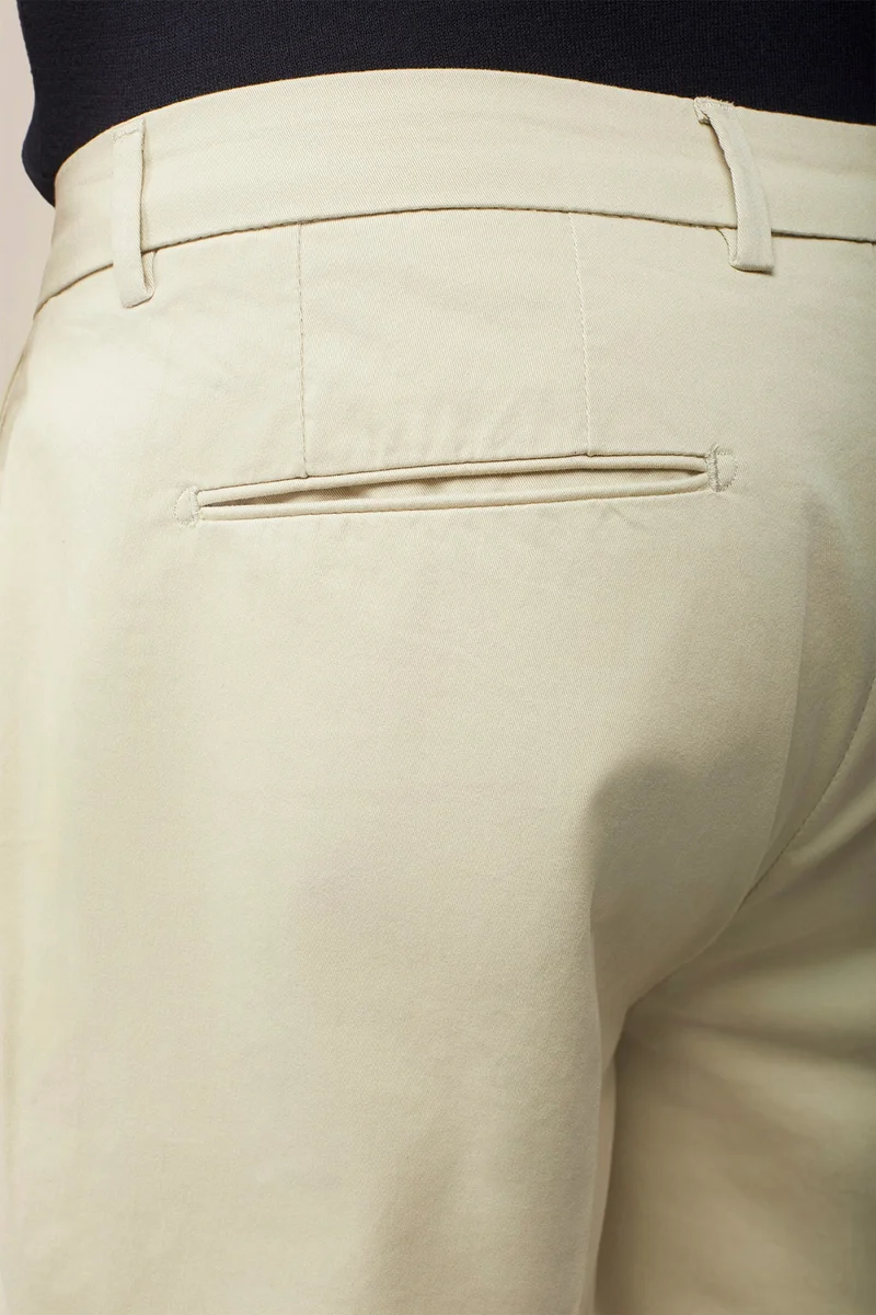 Doppelganger Beige Men's classic regular fit chino trousers - Beige for Men | Best Price UAE