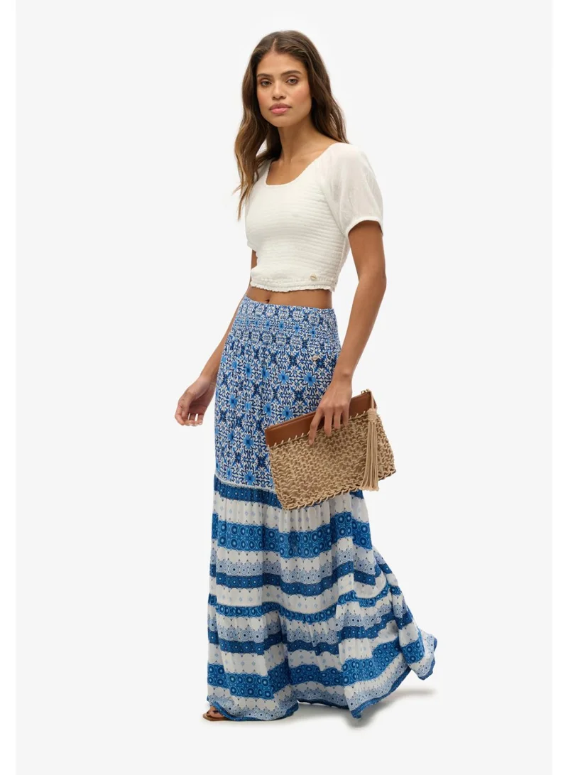 Superdry Printed Maxi Skirt