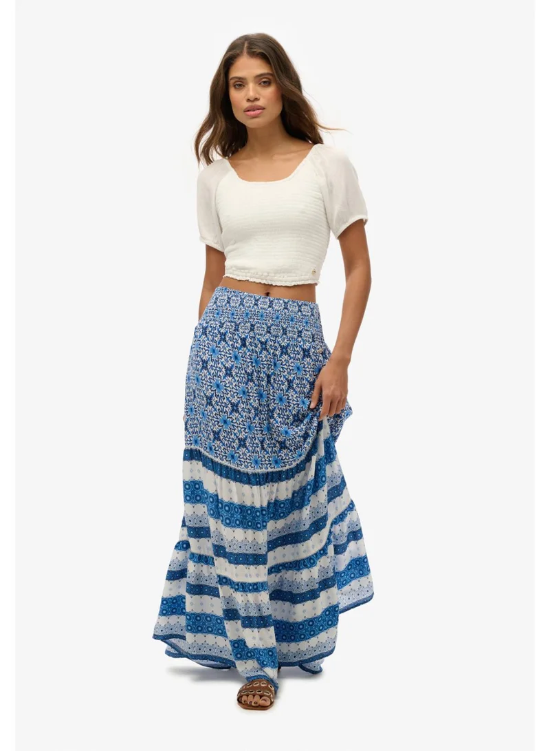 Superdry Printed Maxi Skirt