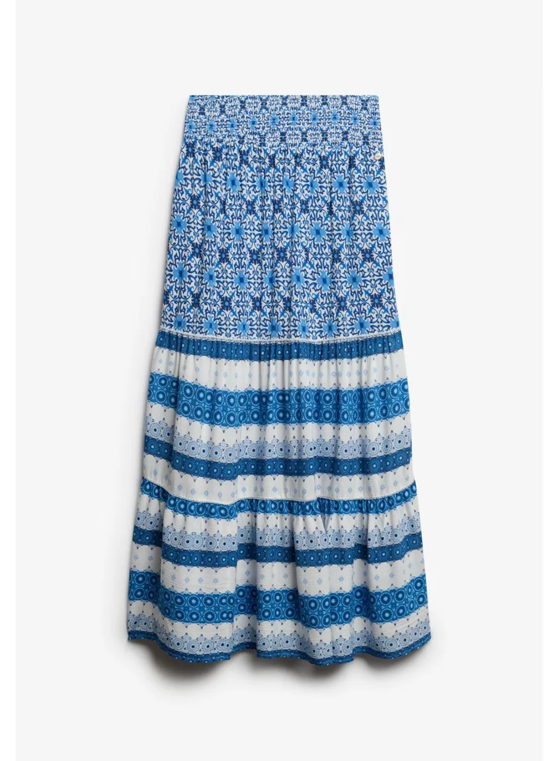 Superdry Printed Maxi Skirt