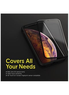 Generic Ultra HD Glass Anti Shock Screen Protection with Black Frame For Apple iPhone 15 Pro Max 6.7 Inch (1)  - Image 3