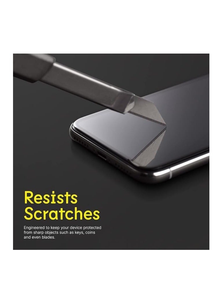 Ultra HD Glass Anti Shock Screen Protection with Black Frame For Apple iPhone 15 Pro Max 6.7 Inch (1) - Image 4
