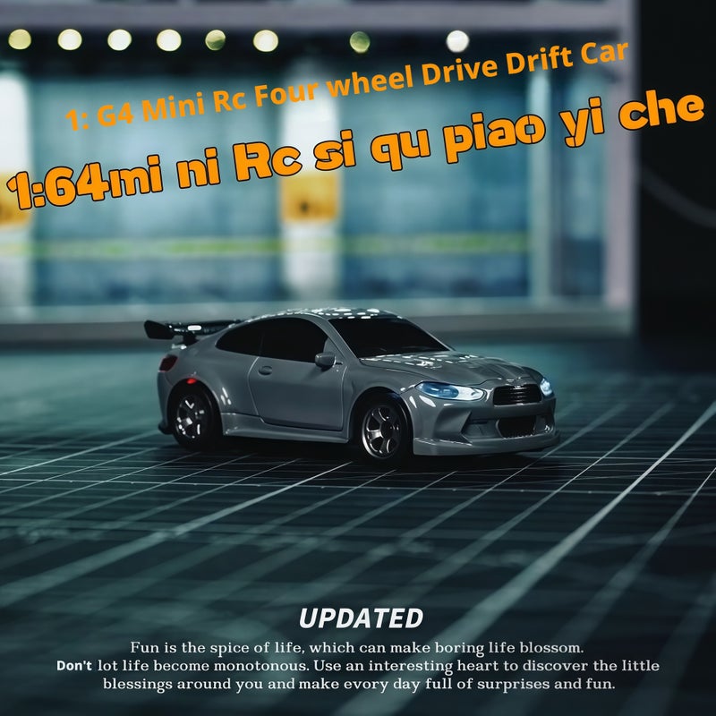 1:64 Mini RC Car, 4WD Drift, Remote Control Toy - Image 3
