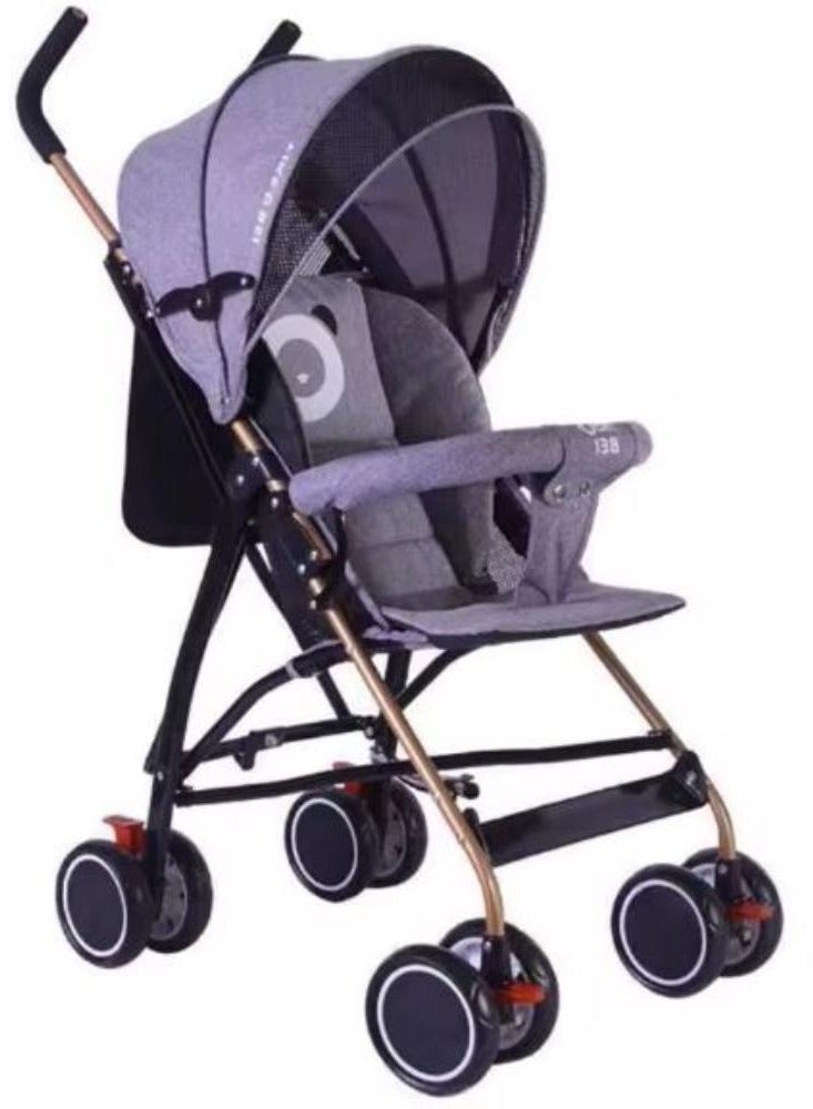 VIP STARS 4 Wheels Hot Mom Baby Foldable Stroller/Mama Love Baby Stroller, 1 Piece Assorted - Image 3