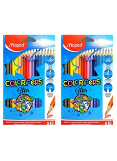 36-Pieces Star Color Peps Pencils Multicolor - pzsku/Z890CF3E3F455FA68C8EEZ/45/_/1718288412/157087f5-4125-465e-af34-ef1b101086dc