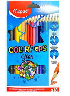 36-Pieces Star Color Peps Pencils Multicolor - pzsku/Z890CF3E3F455FA68C8EEZ/45/_/1718288413/c7861ee4-47b5-439f-ada0-cfe0e5cf070e