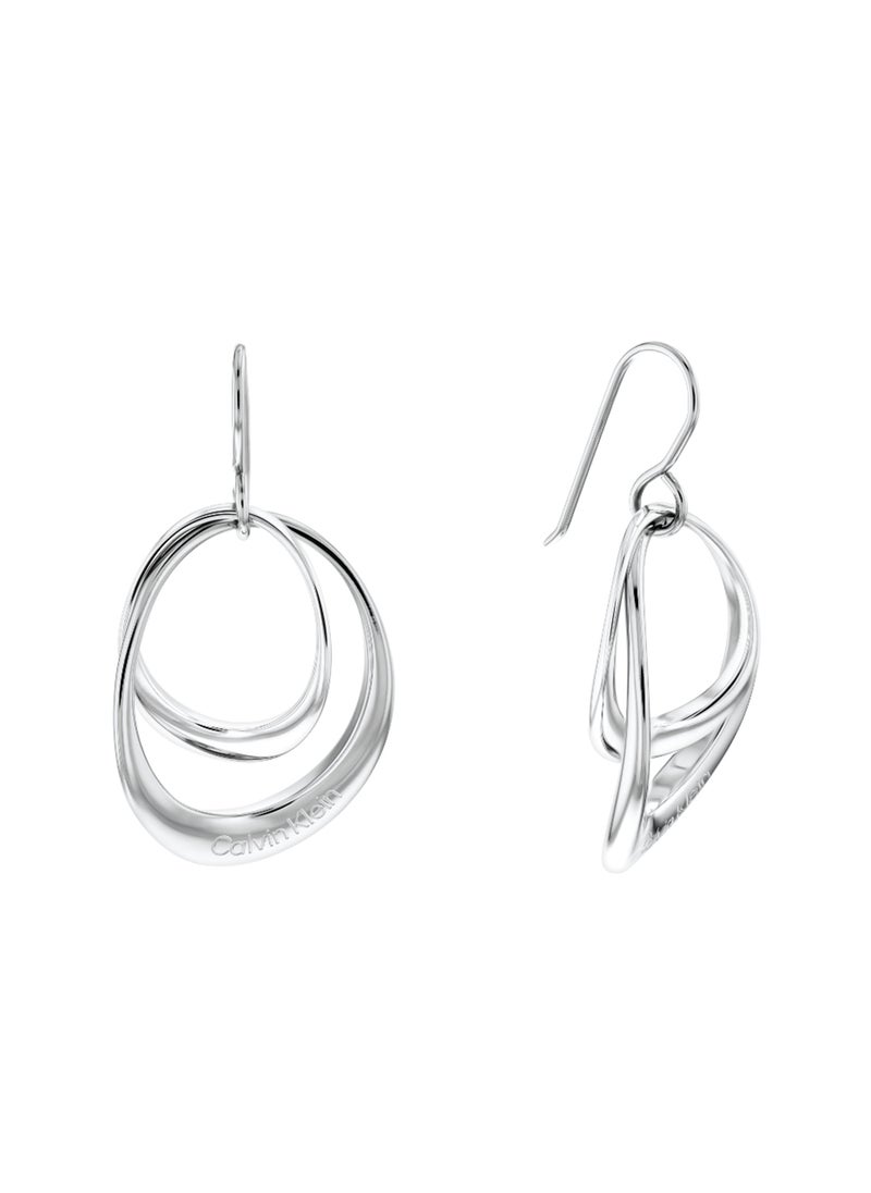CALVIN KLEIN CALVIN KLEIN JEWELRY WARPED FAMILY WOMENS DANGLE EARRINGS - 35000004  - Image 2