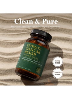 global healing center Global Healing Ultimate Cellular Health -NAD Supplement for Women and Men, Cellular Repair, Includes Resveratrol for Anti-Aging, Supports NAD Plus, Alternative to Nicotinamide Riboside- 60 Capsules  - Image 4