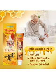 Sumifun Meniscus Pain Relief Ointment - Relieve pain in neck shoulders back hips joints muscles knees and feet  - Image 2