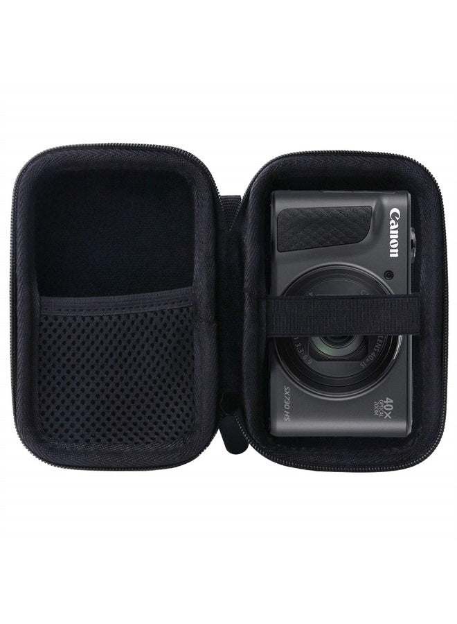 WERJIA Hard Carrying Case Compatible with Canon PowerShot SX720 SX620 SX730 SX740 G7X Digital Camera (Storage case, Black) - Image 1