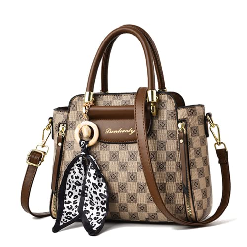 PHEVOS Women Handbags and Purse Tote Bags Ladies Satchel Shoulder Bag Retro Top Handle Hobo Purse - Image 1