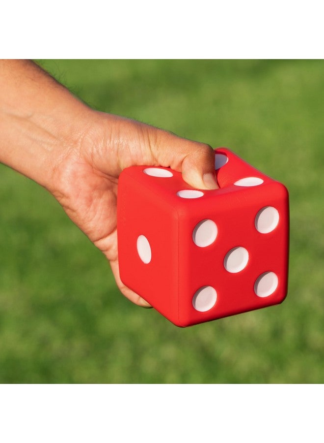 GoSports GoSports Giant 3.5 Inch Red Foam Playing Dice Set with Scoreboard (Includes 6 Dice, Dry-Erase Scoreboard and Carrying Case)  - Image 4