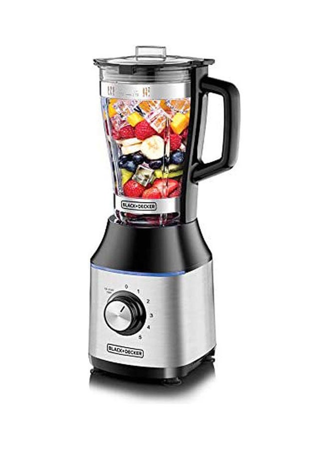 BLACK+DECKER High Speed ​​Blender With Glass Bowl 700 W BX650G Black-Silver - Image 1