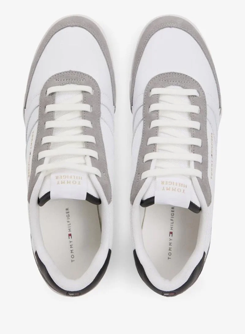Tommy Hilfiger  Mixed Texture Cupsole Sneakers With Leather for Men | Best Price UAE