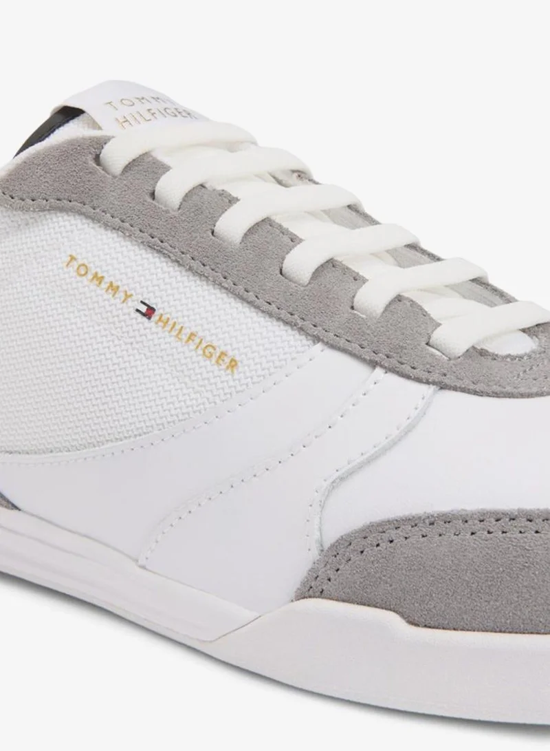 Tommy Hilfiger  Mixed Texture Cupsole Sneakers With Leather for Men | Best Price UAE