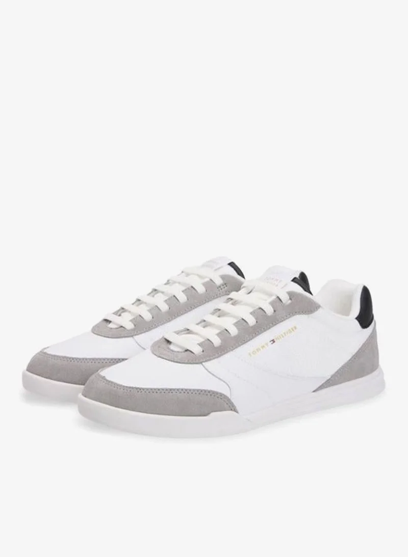 Tommy Hilfiger  Mixed Texture Cupsole Sneakers With Leather for Men | Best Price UAE