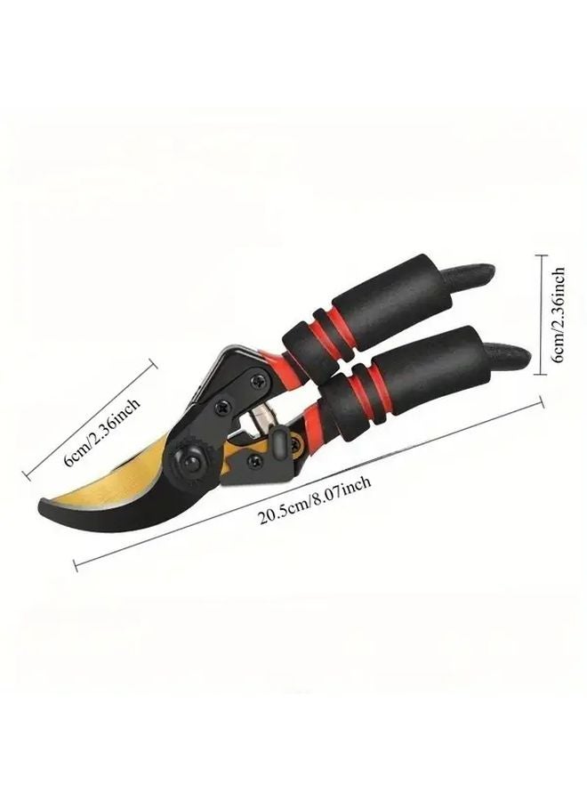 Black Stainless Steel Bypass Trim Scissors Heavy Duty Sharp Vintage Garden Shears - Image 4