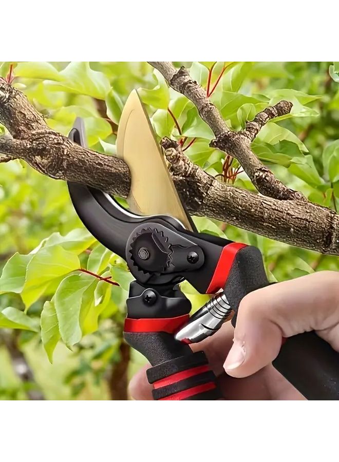 Black Stainless Steel Bypass Trim Scissors Heavy Duty Sharp Vintage Garden Shears - Image 2