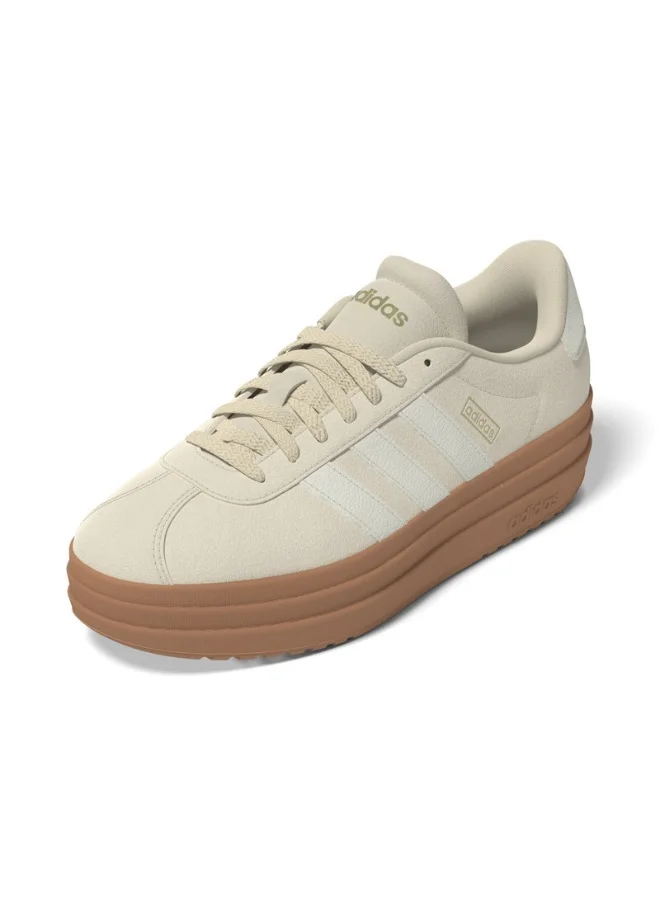 Adidas Vl Court Bold W Beige Sportswear Shoes For Women