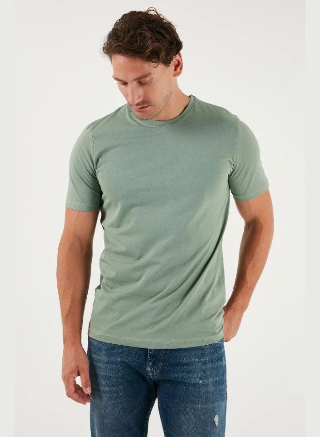 Buratti  Buratti Cotton Regular Fit Crew Neck T Shirt Men's T SHIRT 59020204 for Men | Best Price UAE