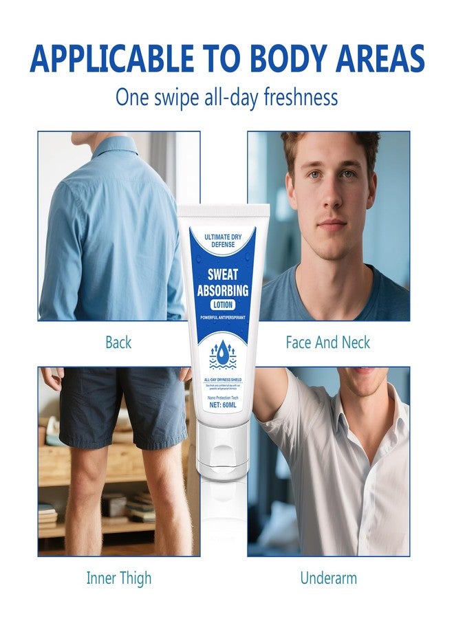 CURECURE Face Antiperspirant - Face Sweat Blocker for Forehead, Scalp & Cheeks, Helps Reduce Shine & Excess Oil, Long-Lasting Fresh Feeling, 2.11Fl Oz - Image 4
