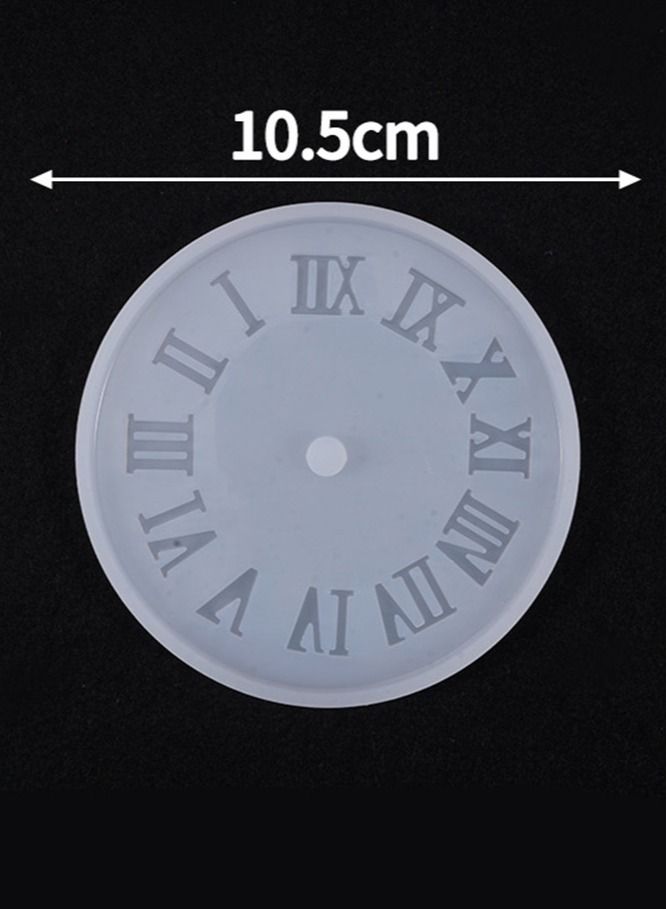 جرافيتي ريزن قالب سيليكون ساعة مع عقارب - Image 4