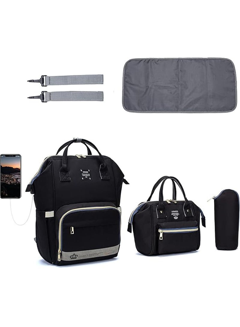 MONOGUE Diaper Mummy Bag Backpack Multipurpose with changing pad Large Unisex Baby Bags - Image 1