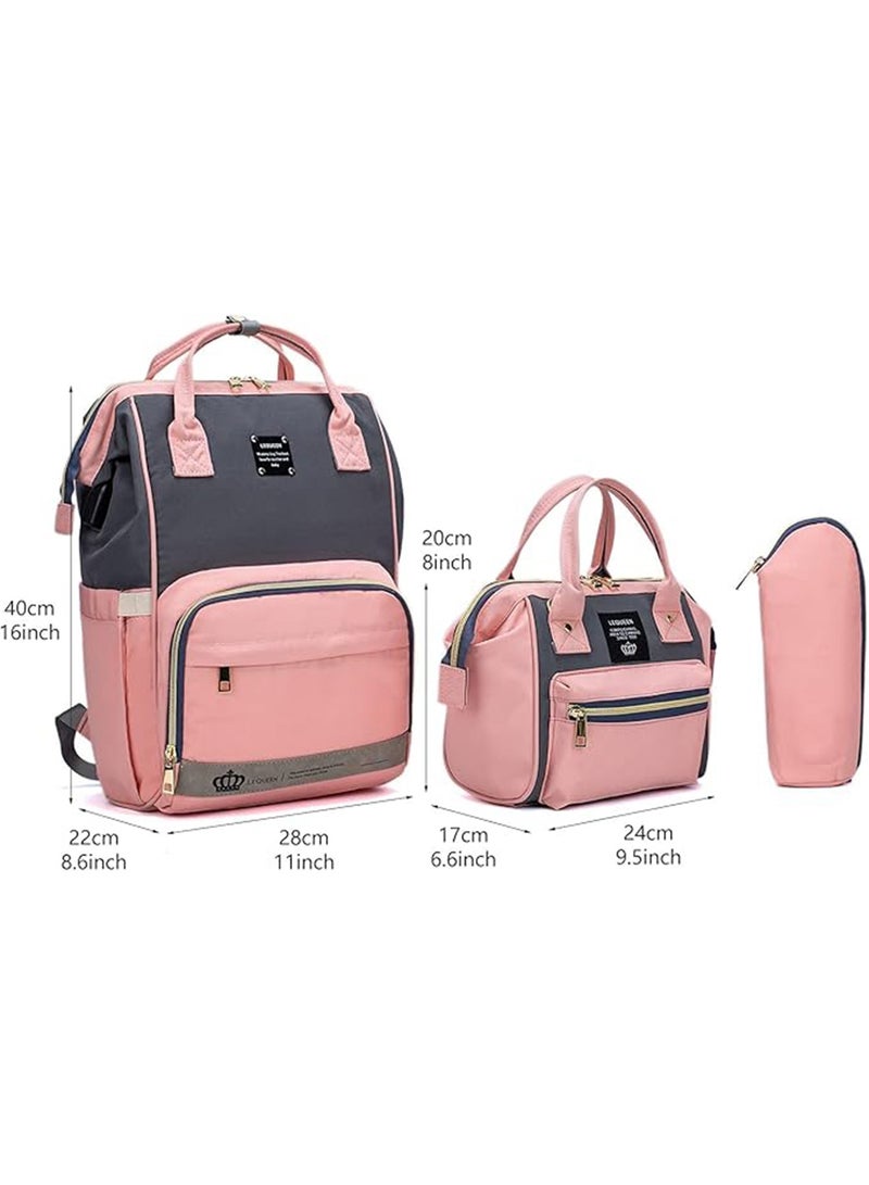 MONOGUE Diaper Mummy Bag Backpack Multipurpose with changing pad Large Unisex Baby Bags - Image 3