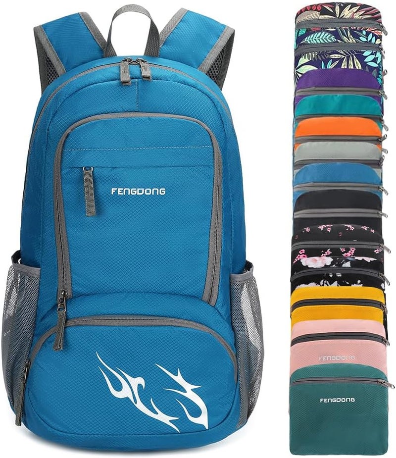 FENGDONG 35L Lightweight Foldable Waterproof Packable Travel Small Hiking Backpack Daypack for men women - Image 1