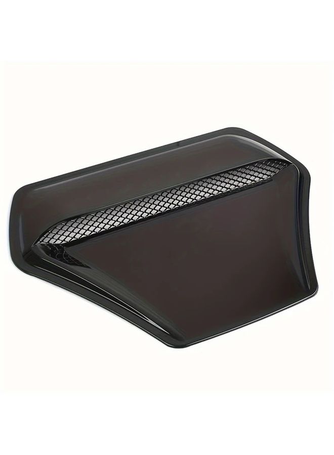 High Brightness Black Engine Hood Air Intake Cover JDM Style Car Accessory - Image 3