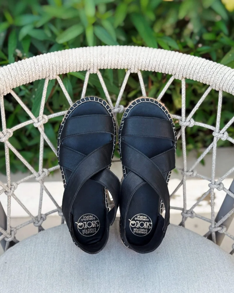 Shoeq Charcoal Beach Espadrille for Women | Best Price UAE