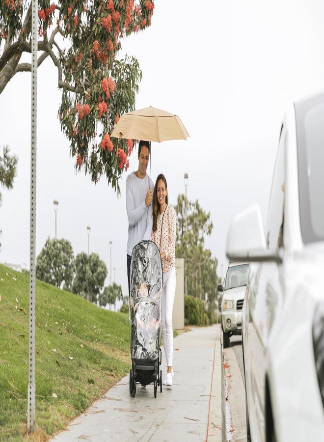 Inglesina Quid³ Stroller Raincover, Clear - Tailored for Quid³ Stroller - Simple Installation, Shields from Rain, Wind, and Bugs - BPA-Free, All-Weather Protection for Chilly, Windy & Wet Conditions - Image 4