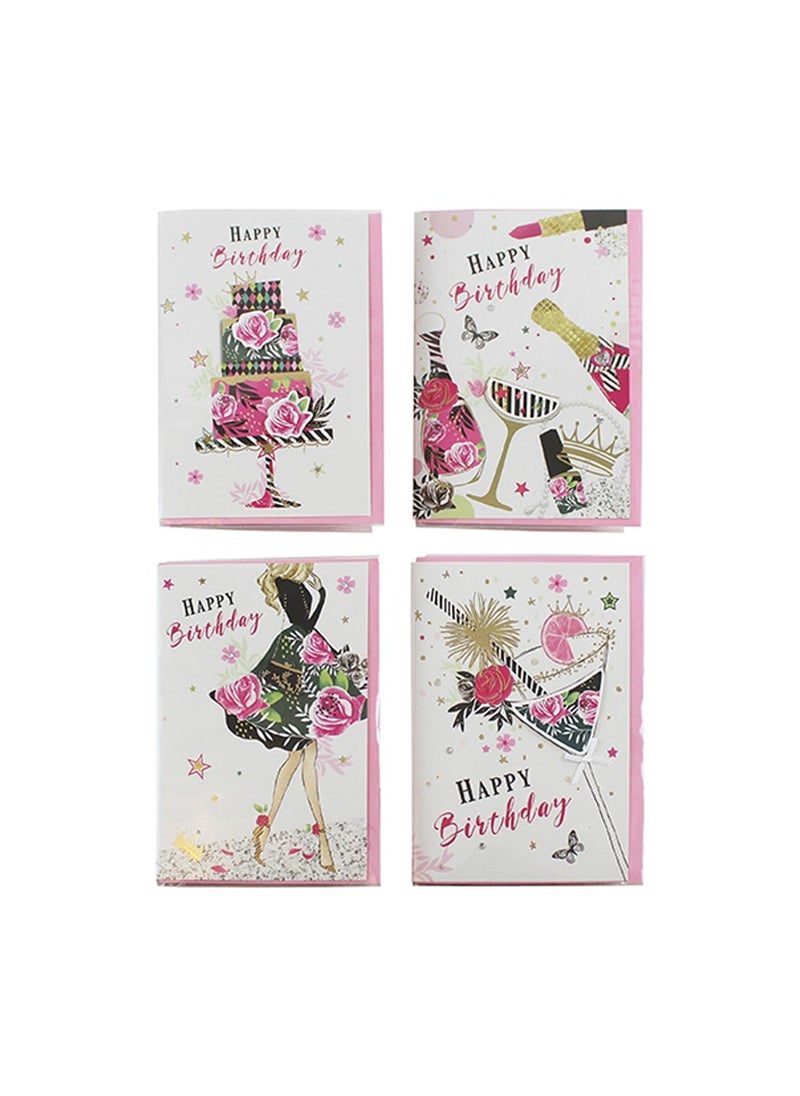 EuroWrap - Juicy Lemon Birthday Female Greeting Card 50 Cards - Image 1