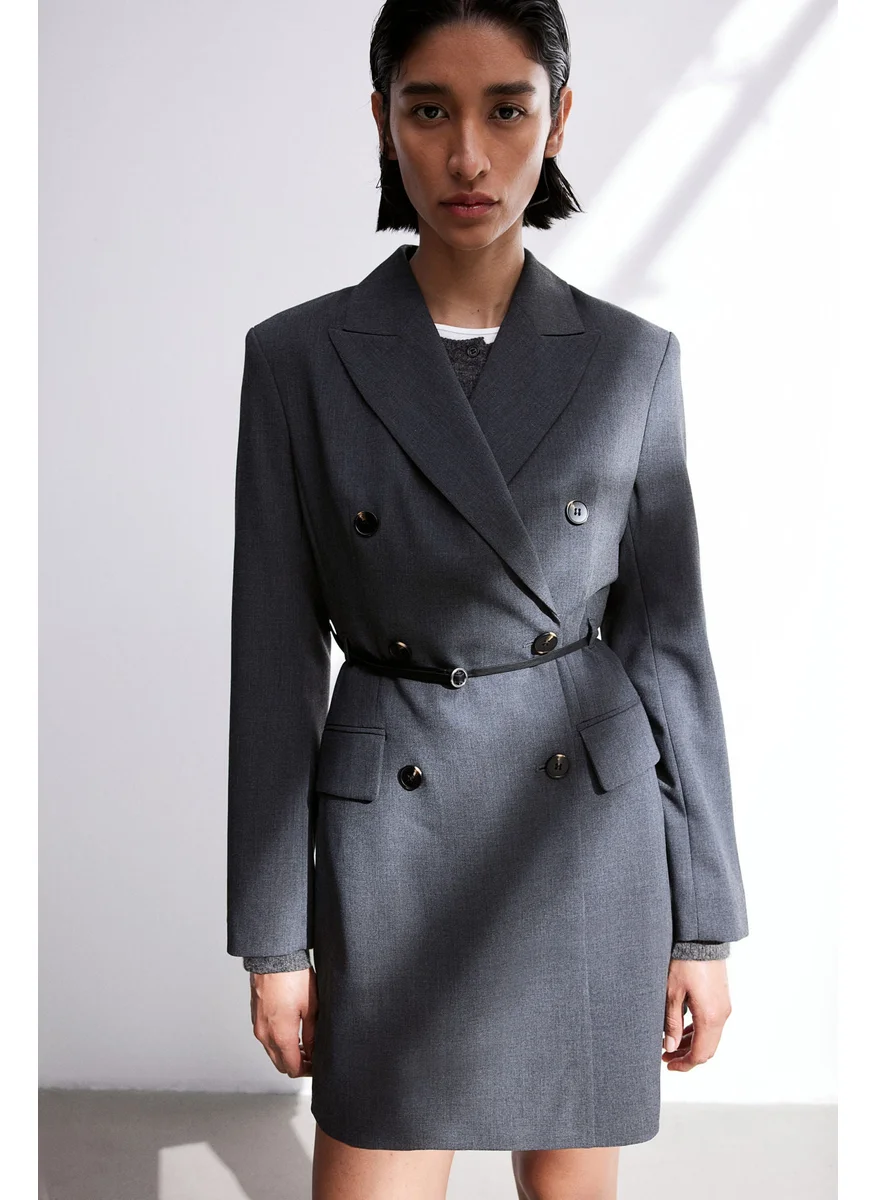 H&M Belted Blazer Dress