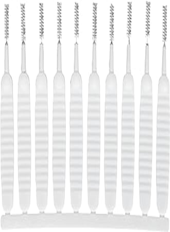 10 Pieces Shower Nozzle Cleaning Brush Shower Head Cleaning Tools Shower Holes Keypad Cleaner Brush Bathroom Supplies