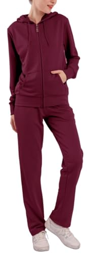 LeeHanTon Tracksuit Sets for Women 2 Piece Lightweight Sweatsuit Casual Zip Up Hoodie and Sweatpant Jogging Suit Set - Image 1