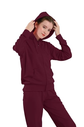 LeeHanTon Tracksuit Sets for Women 2 Piece Lightweight Sweatsuit Casual Zip Up Hoodie and Sweatpant Jogging Suit Set - Image 2