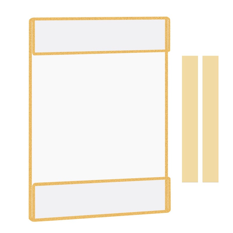 Bolidery Acrylic Picture Frames 8x10 Set of 6,Gold Photo Frames Collage Wall Decor,No Drilling 8x10 Floating Hanging Picture Frames for Home, School, Office - Gold Color - Image 2