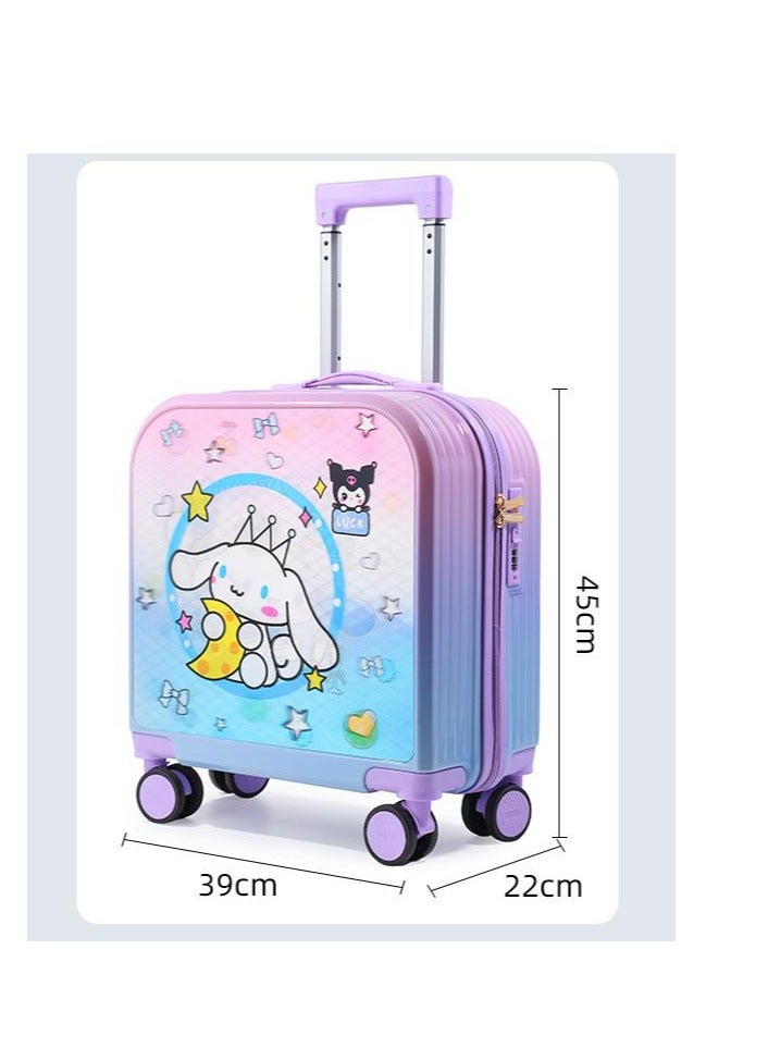 Golden Kids Luggage, 20 Inch Kids Lightweight 3D Trolley Bag, Suitcase with Cartoon Pattern, Travel Gift for Boys and Girls (Green) - Image 2