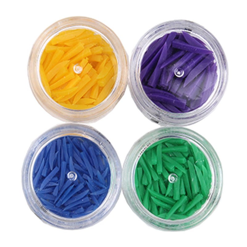 Angzhili 4 Sizes Disposable Dental Plastic WedgeDisposable Diastema WedgesDental Fixing Wedge
