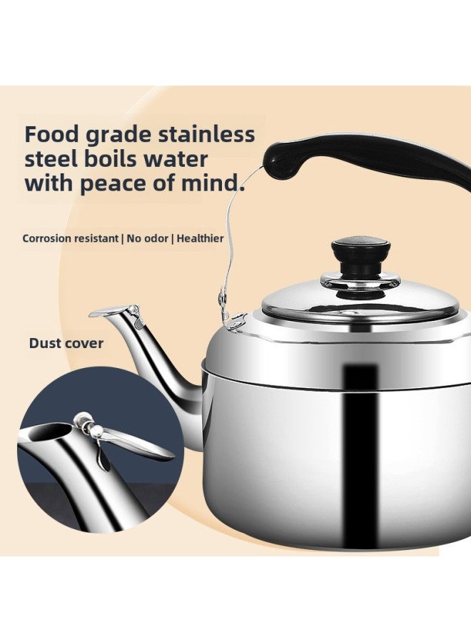 Stainless Steel Boasting Water Sound Kettle Large Capacity Teapot Household Special Thick Medium Package Kettle Induction Cooker Gas Universal Kettle-Capacity:7L Extra Thick Chime Pot (201 Material)  - Image 2