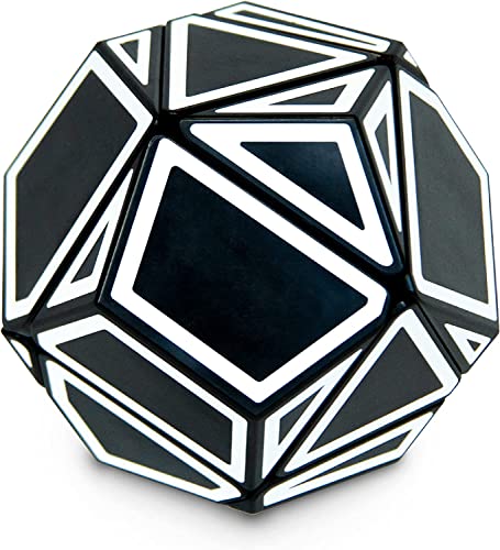Project Genius Ghost Xtreme Speed Cube 3x3 Speed Cube Oneplayer Games Brain Teasers MultiColor Puzzle Cube Gift for Children Gift for Teen Boy 3x3 - Image 1
