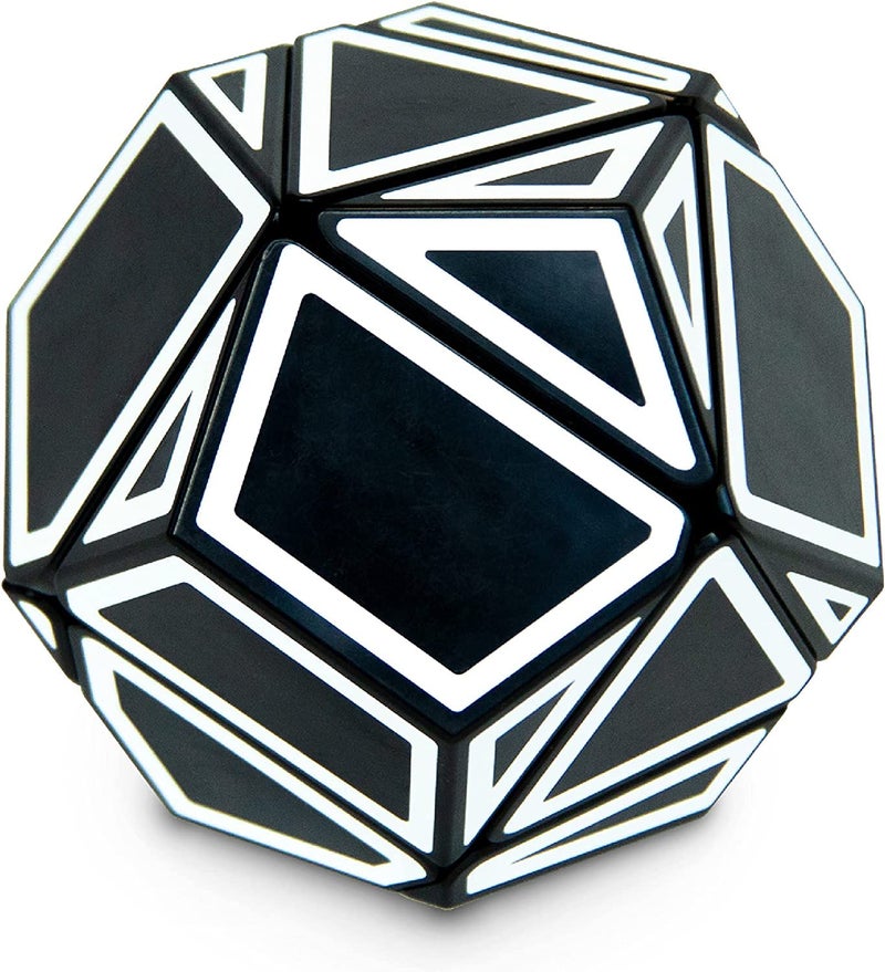 Project Genius Ghost Xtreme Speed Cube 3x3 Speed Cube Oneplayer Games Brain Teasers MultiColor Puzzle Cube Gift for Children Gift for Teen Boy 3x3 - Image 2
