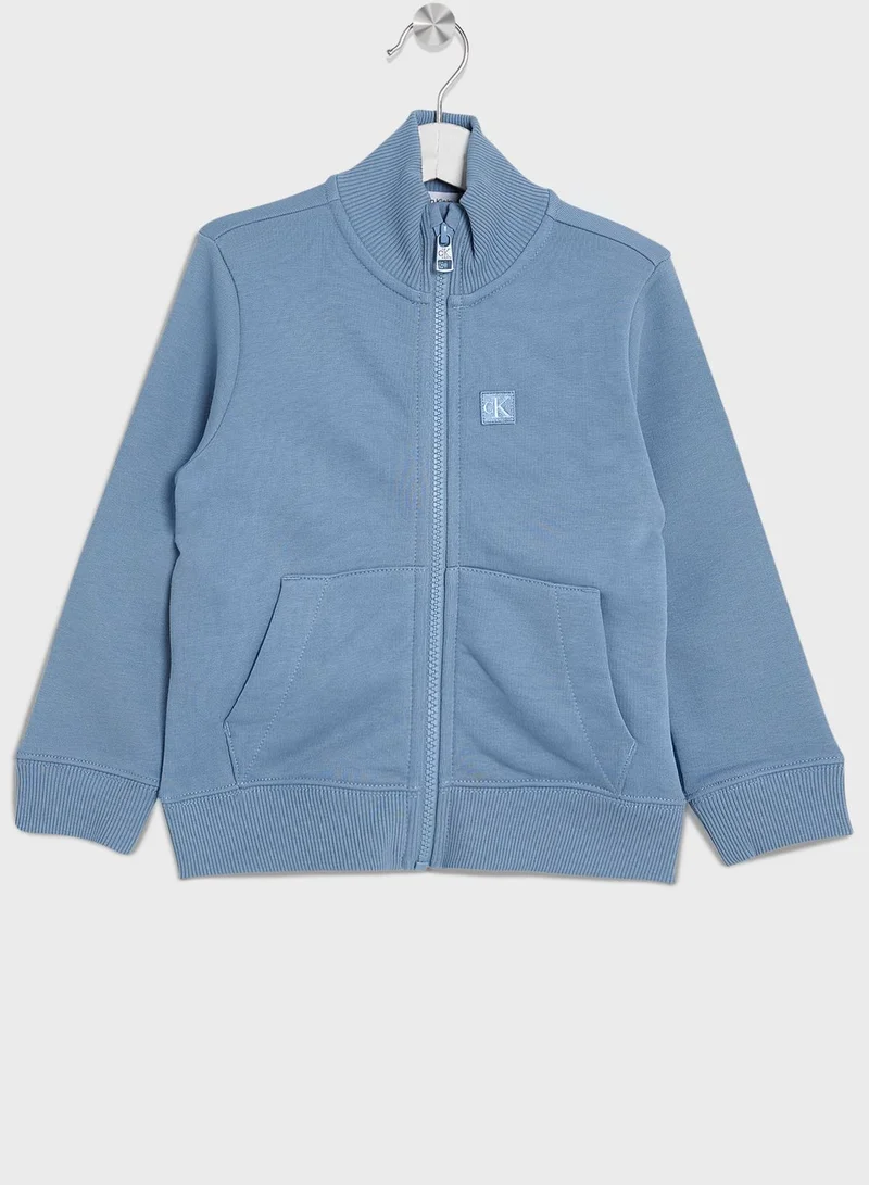 Calvin Klein Jeans Youth Zip Through Sweatshirt