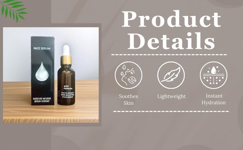Face Serum Moisture Infusion Serum Hydrant  Skin Whitening and Glowing Skin Anti Aging Serum Freckle Removing - Image 4